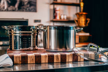 Load image into Gallery viewer, FRESHAIR™ RAPID BOIL 8 QT. STAINLESS STEEL MULTI-POT/STEAMER, TIME-AND-ENERGY SAVING COOKWARE FOR GAS STOVE