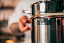 Load image into Gallery viewer, FRESHAIR™ RAPID BOIL 8 QT. STAINLESS STEEL MULTI-POT/STEAMER, TIME-AND-ENERGY SAVING COOKWARE FOR GAS STOVE