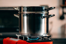 Load image into Gallery viewer, FRESHAIR™ RAPID BOIL 8 QT. STAINLESS STEEL MULTI-POT/STEAMER, TIME-AND-ENERGY SAVING COOKWARE FOR GAS STOVE