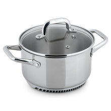 Load image into Gallery viewer, FRESHAIR™ RAPID BOIL 3.5 QT. STAINLESS STEEL CASSEROLE POT/DUTCH OVEN, TIME-AND-ENERGY SAVING COOKWARE FOR GAS STOVE