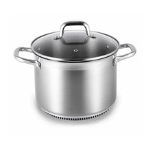 Load image into Gallery viewer, FRESHAIR™ RAPID BOIL 8 QT. STAINLESS STEEL MULTI-POT/STEAMER, TIME-AND-ENERGY SAVING COOKWARE FOR GAS STOVE