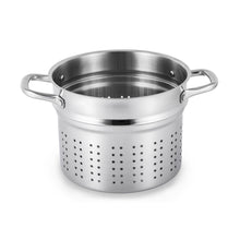 Load image into Gallery viewer, FRESHAIR™ RAPID BOIL 8 QT. STAINLESS STEEL MULTI-POT/STEAMER, TIME-AND-ENERGY SAVING COOKWARE FOR GAS STOVE
