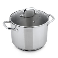 Load image into Gallery viewer, FRESHAIR™ 8 QT. STAINLESS STEEL STOCK POT, TIME-AND-ENERGY SAVING COOKWARE FOR GAS STOVE