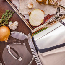 Load image into Gallery viewer, FRESHAIR™ 8 QT. STAINLESS STEEL STOCK POT, TIME-AND-ENERGY SAVING COOKWARE FOR GAS STOVE