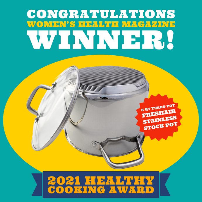 Turbo Pot wins Women’s Health Magazine’s 2021 Healthy Cooking Award!
