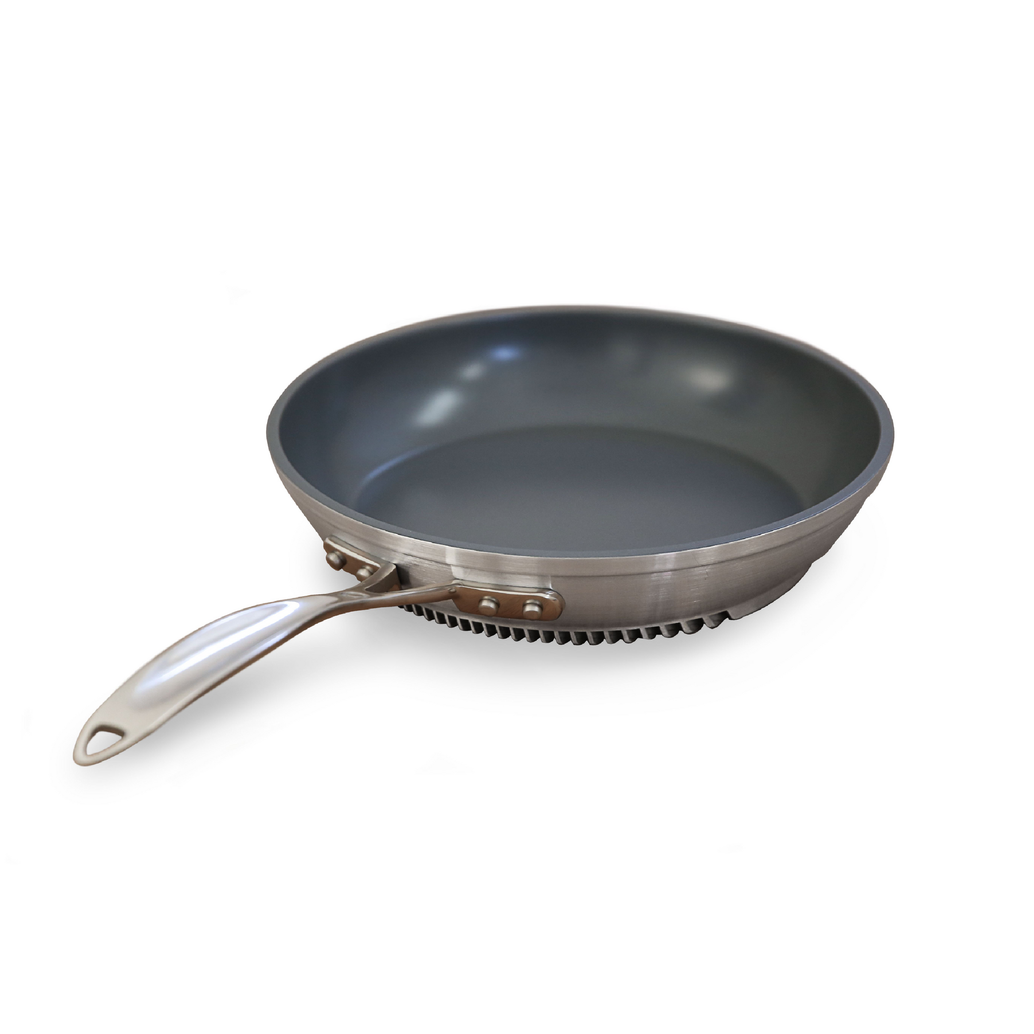 TURBO POT RAPID HEAT CERAMIC 10 INCH NONSTICK FRY PAN WITH