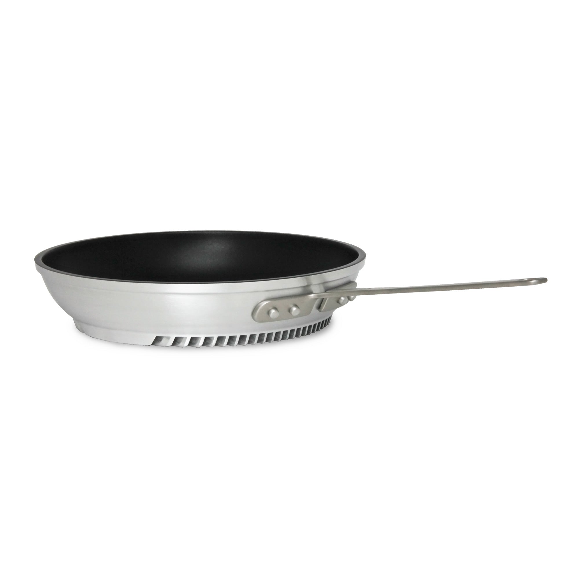 9.5 Pressed Aluminum Fry Pan - Sapphire Non-Stick Induction – Orion Cooker