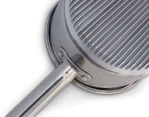 FRESHAIR™ RAPID BOIL 2 QT. STAINLESS STEEL SAUCE PAN, TIME-AND-ENERGY SAVING COOKWARE FOR GAS STOVE